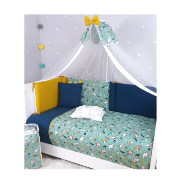 Baby Star Σετ προίκας κρεβατιού Δεινοσαυράκια 10τμχ